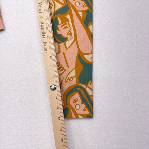 Dazey LA Leggings Size Medium Woman Print Abstract Art To Wear‎ Pants Stretch - Picture 7 of 8